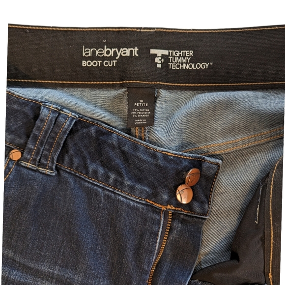 Lane Bryant Tighter Tummy Boot Cut Jeans - Picture 4 of 5